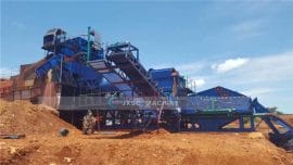 Fábrica de processamento de diamantes 200TPH em Angola