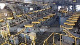 Planta de processamento de minério de tungsténio 20TPH na Coreia