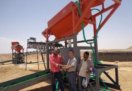 Minería de oro de platera