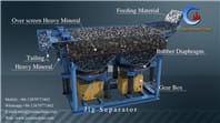 JT4-2 good concentration effect gravity separator jig separation machine for gold/diamond washing plant
