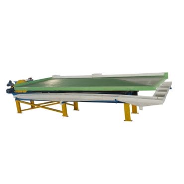 Tables à secousses pour l'or