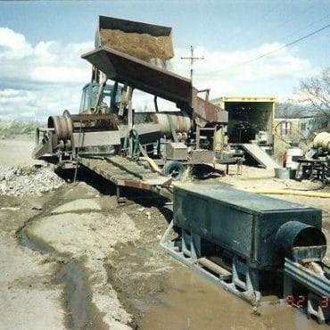 Minería de oro de platera