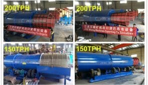 Machine de lavage et de séparation du sable siliceux à usage intensif (5-250tph) pour l'usine de traitement du sable de quartz