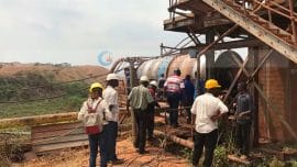 500TPH Land Diamond Washing Plant in Congo