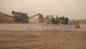 Equipo portátil de minería de oro en tierra firme