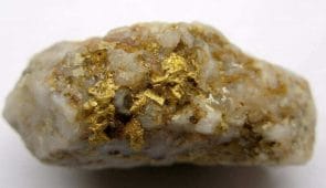 Traitement de l'or filonien