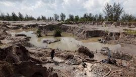 Planta de processamento de estanho aluvial 50TPH na Nigéria