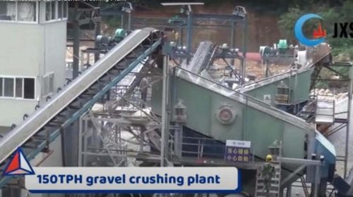 Triturador de mandíbula de calcário 150TPH Planta de trituração