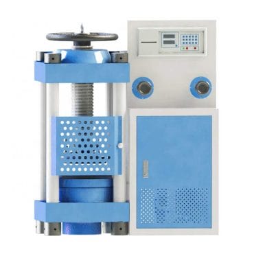 Máquina de ensaio de compressão de betão