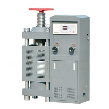 Máquina de ensaio de compressão de betão
