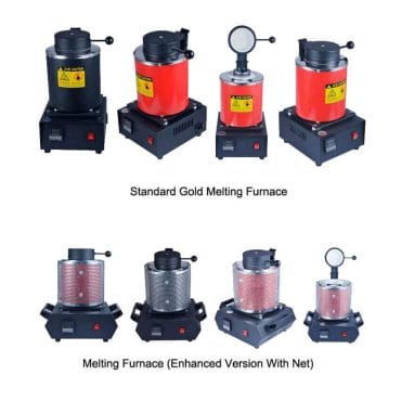 Tungku Peleburan Emas Portabel 1-3kg