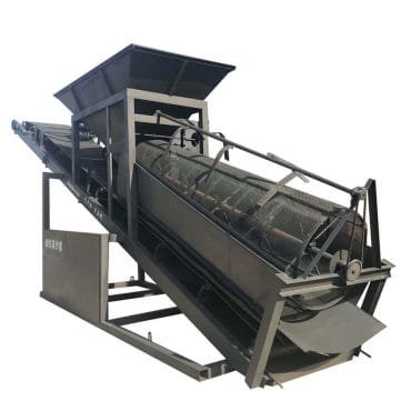 Máquina cribadora de arena tipo trommel