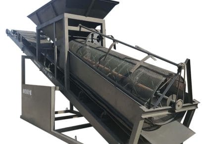 Máquina cribadora de arena tipo trommel