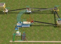 Usine de traitement et de récupération par gravité de l'or de roche 5TPH