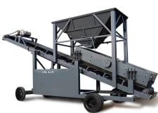 Machine mobile de criblage de sable par vibration