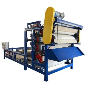 Máquina de filtro de pressão de correia